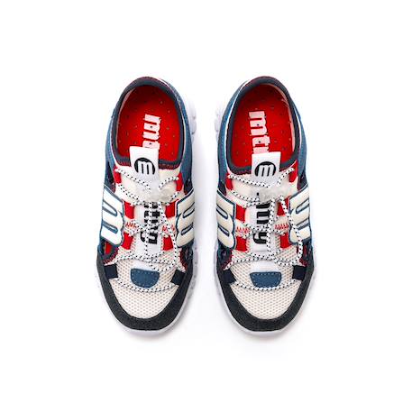 Sandales garçon synthétique élastique Blue marine 2 - vertbaudet enfant 