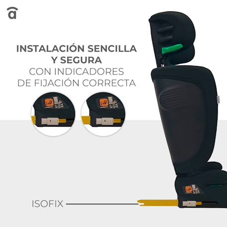 Siège auto 100-150cm omniguard Gris+Noir 3 - vertbaudet enfant 