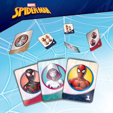 Spider-man – Jeux de voyage avec jeux de plateau, cartes et sac à dos MULTICOLORE 5 - vertbaudet enfant 