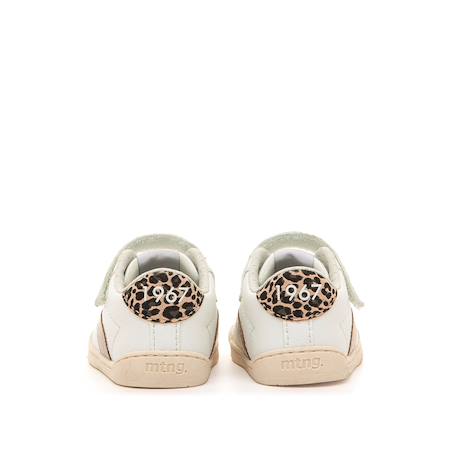 Sneakers filles synthétique lacets- fermeture adhésive barefoot Or-blanc 5 - vertbaudet enfant 