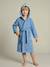 Peignoir enfant REQUIN personnalisable, avec coton recyclé bleu 5 - vertbaudet enfant 