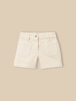Short fille denim couleur  - vertbaudet enfant