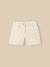 Short fille denim couleur Ecru+Rose tendre+Sable 10 - vertbaudet enfant 