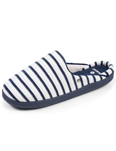 Chaussons mules ultra confortables et légers, mousse à mémoire de forme Bleu canardfleurs+Noir+Rayuresbleues 18 - vertbaudet enfant 