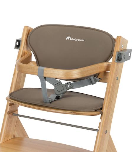 Chaise haute bébé en bois avec coussin timba Light wood+Mineral graphite+Mist gray+Natural (wood) 20 - vertbaudet enfant 