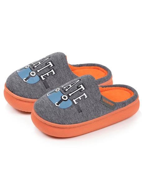 Chaussons mules jersay, semelle bloup xtra confort, amorti souple Gris chiné 6 - vertbaudet enfant 
