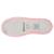 Chaussons ballerines ultra confortables, en coton biologique et semelle en cuir, détail grand nœud Corail+Noir 4 - vertbaudet enfant 