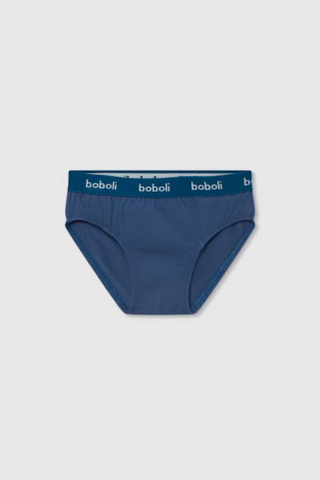 Pack de 3 boxers en coton imprimé Multicolore 3 - vertbaudet enfant 