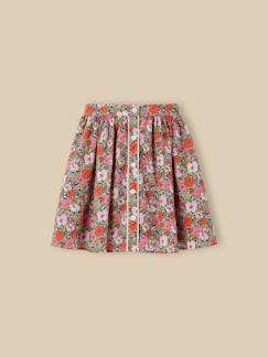 Jupe  en tissu liberty  - vertbaudet enfant