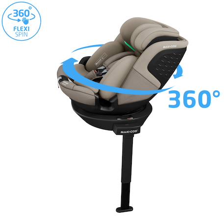 Siège auto pivotant  evolutif et i-size emerald 360 s, Graphite tonal+Noir tonal+Tonal truffle 12 - vertbaudet enfant 