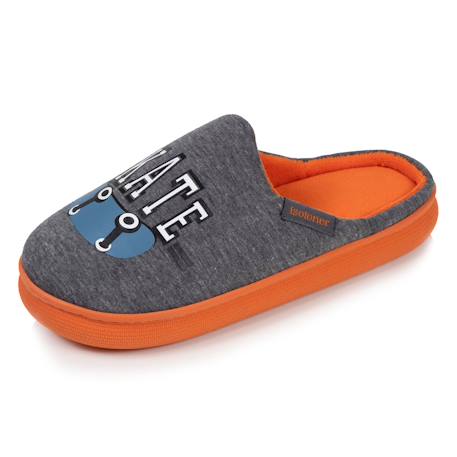 Chaussons mules jersay, semelle bloup xtra confort, amorti souple Gris chiné 1 - vertbaudet enfant 