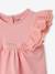 T-shirt broderie anglaise bébé fille écru+rose 6 - vertbaudet enfant 
