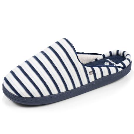 Chaussons mules ultra confortables et légers, mousse à mémoire de forme Bleu canardfleurs+Noir+Rayuresbleues 13 - vertbaudet enfant 
