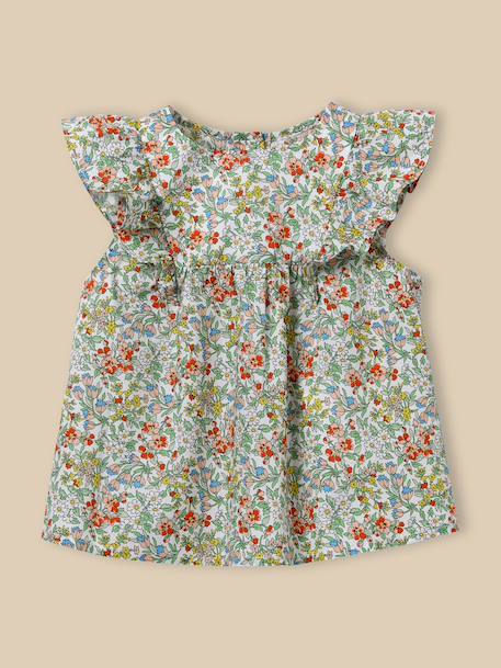 Blouse en tissu liberty bébé Liberty nazanin 1 - vertbaudet enfant 