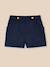 Short taille élastiquée bébé Marine clair 1 - vertbaudet enfant 