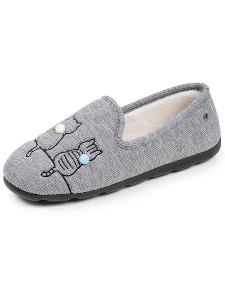 Chaussons charentaises souples, ultra confortables et légers, confort technologie everywear Beigechiné+Bleu+Bleu denim+Gris+Gris chiné+Grisirisé 36 - vertbaudet enfant 