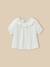 Chemise  en gaze - coton biologique Ecru 1 - vertbaudet enfant 