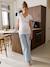 Pyjama cœurs grossesse et allaitement personnalisable bleu ciel 1 - vertbaudet enfant 
