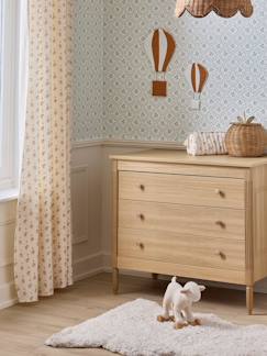 Linge de maison et décoration-Rideau à nouettes en gaze de coton