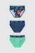 Pack de 3 boxers en coton imprimé Multicolore 1 - vertbaudet enfant 