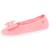 Chaussons ballerines ultra confortables, en coton biologique et semelle en cuir, détail grand nœud Corail+Noir 1 - vertbaudet enfant 