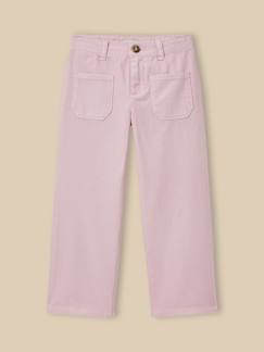 -Pantalon droit  en denim