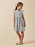 Robe rayée en seersucker Rayure seersucker bleu 5 - vertbaudet enfant 