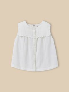 Chemise  sans manches - gaze de coton biologique  - vertbaudet enfant