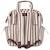 Sac à dos à langer en coton imperméable avec matelas à langer et attaches poussette Mauve 4 - vertbaudet enfant 