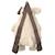Sac à dos peluche pour enfant animaux Beige+Écru+Gris clair+Noir+Taupe+Vert de gris 3 - vertbaudet enfant 