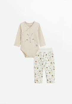 -Ensemble body bébé et pantalon en molleton eden