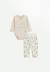 Ensemble body bébé et pantalon en molleton eden Beige 1 - vertbaudet enfant 