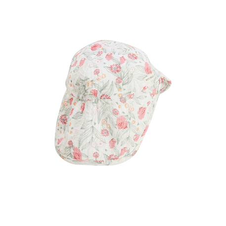 Casquette cache-cou bébé en gaze de coton anaelle Ecru 3 - vertbaudet enfant 