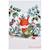 Doudou attache-sucette renard en velours et coton – Dès la naissance Orange, bleu, blanc 6 - vertbaudet enfant 