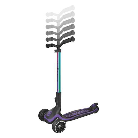 Trottinette ultimum 3 roues évolutive Bleu aqua+Gris+Néochrome+Rose corail 17 - vertbaudet enfant 