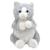 Peluche doudou chat ultra douce pour enfant milo Beige+Gris clair 4 - vertbaudet enfant 