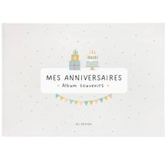 Linge de maison et décoration-Décoration-Album anniversaire enfant à personnaliser avec pages souvenirs et photos – 54 pages couverture cartonnée