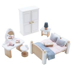 Jouet-Chambre à coucher pour maison de poupées