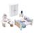 Chambre à coucher pour maison de poupées Beige 1 - vertbaudet enfant 