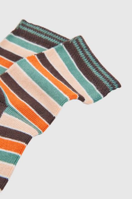 Pack de chaussettes en coton Vert 3 - vertbaudet enfant 
