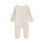Pyjama bébé en velours ouverture zippée eden Beige 3 - vertbaudet enfant 