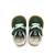 Sneakers garçon synthétique lacets- fermeture adhésive barefoot Vert foncé 6 - vertbaudet enfant 