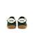 Sneakers garçon synthétique lacets- fermeture adhésive barefoot Vert foncé 3 - vertbaudet enfant 