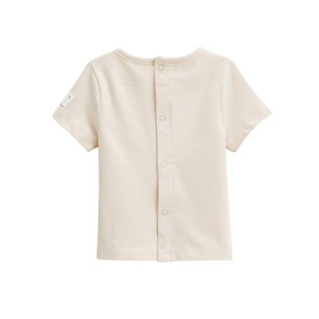 Ensemble barboteuse bloomer bébé en gaze de coton et t-shirt mini rêve Moutarde 6 - vertbaudet enfant 