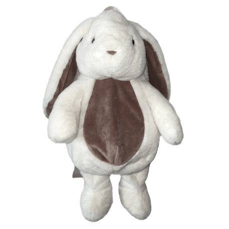 Sac à dos peluche pour enfant animaux Beige+Écru+Gris clair+Noir+Taupe+Vert de gris 6 - vertbaudet enfant 