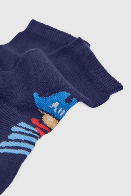 Lot de 3 paires de chaussettes en coton à rayures Jaune 4 - vertbaudet enfant 
