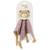 Doudou bébé doux et sécurisé en velours – compagnon réconfortant dès la naissance Mauve 4 - vertbaudet enfant 