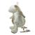 Sac à dos peluche en coton tricot animaux Écru+Gris 4 - vertbaudet enfant 