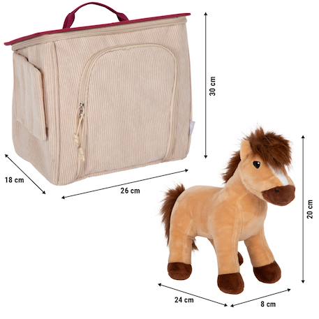 Cheval avec écurie et accessoires Beige 5 - vertbaudet enfant 