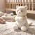 Peluche doudou chat ultra douce pour enfant milo Beige+Gris clair 2 - vertbaudet enfant 